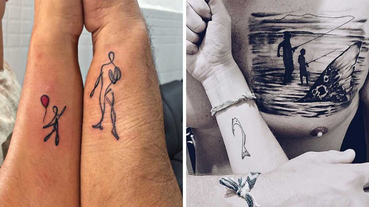 top 50 father and son tattoos